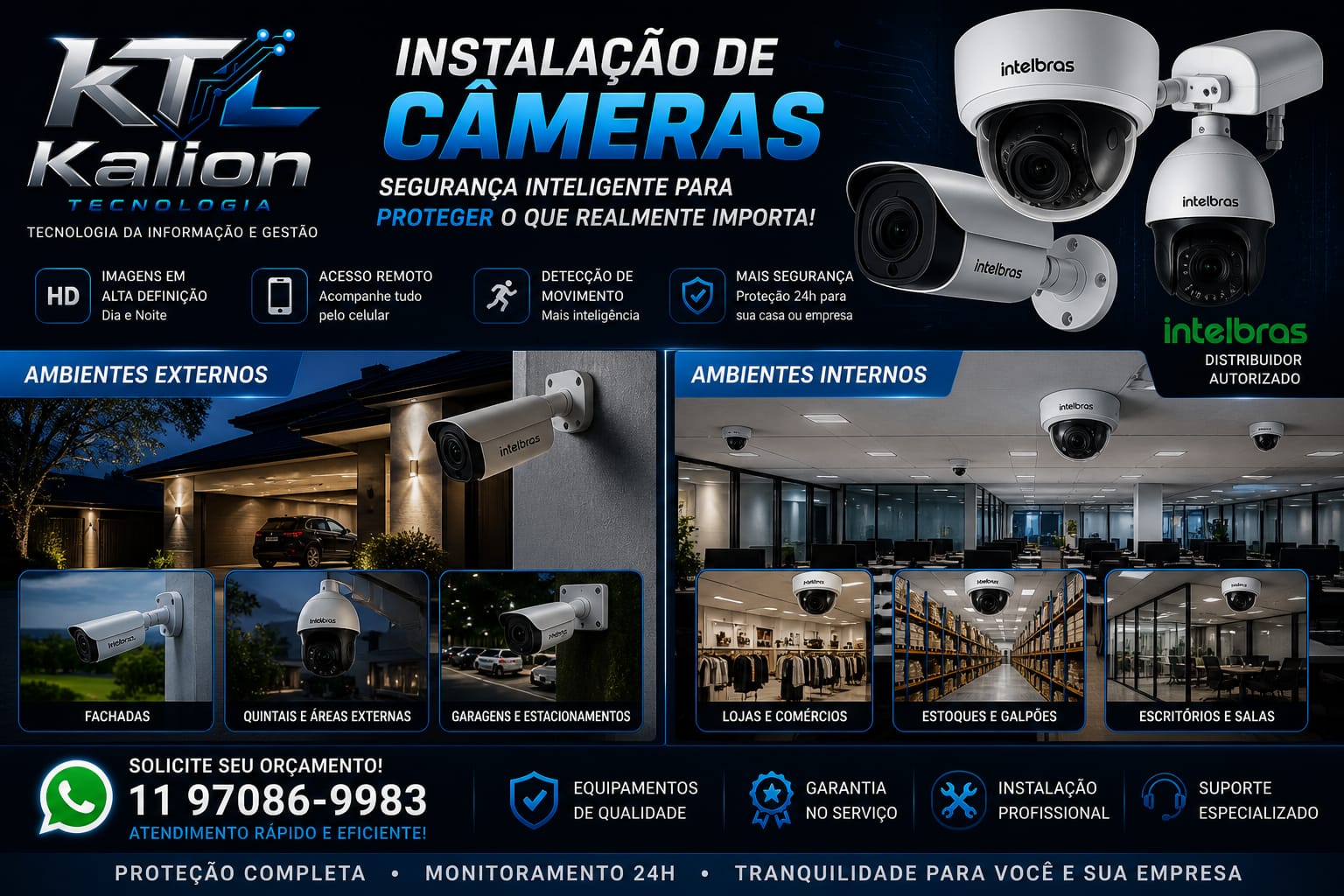 Instalação Cameras